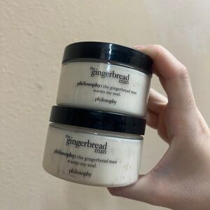 2X Philosophy the Gingerbread Man Hydrating Body Cloud Cream 4 Oz